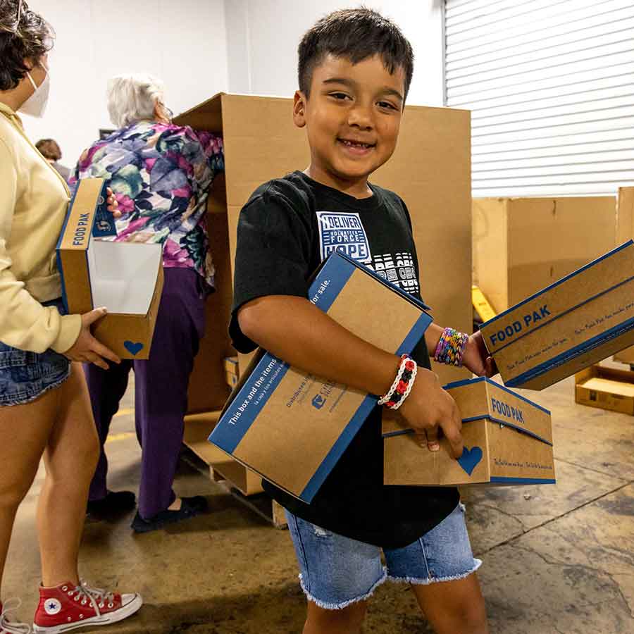 Serve with Children's Hunger Fund as a Church or Group - Church Kid