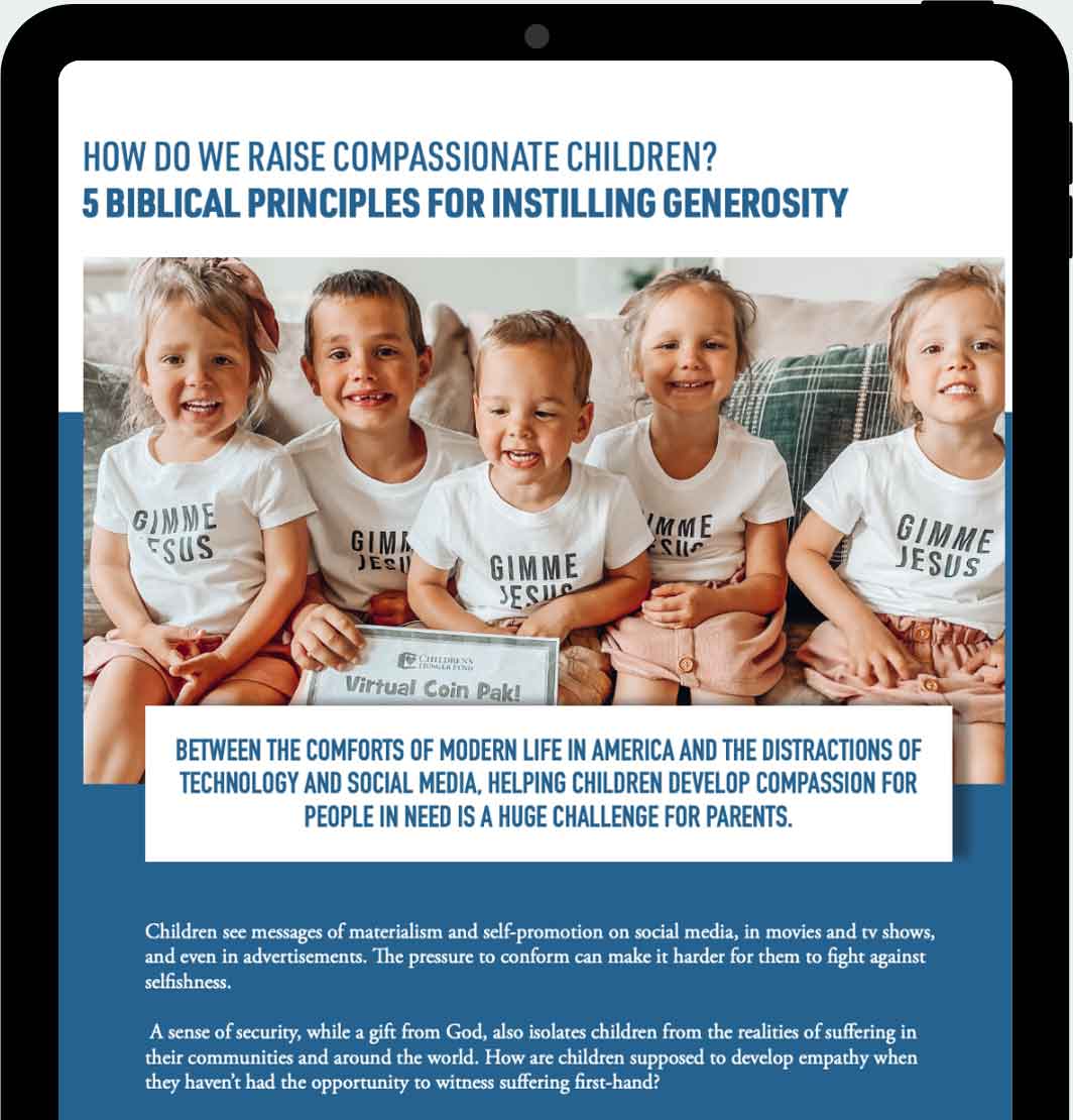 “How Do We Raise Compassionate Children? 5 Biblical Principles for Instilling Generosity”. Help the kids in your care grow in compassion and generosity. This resource is perfect for teachers, parents, and ministry leaders.