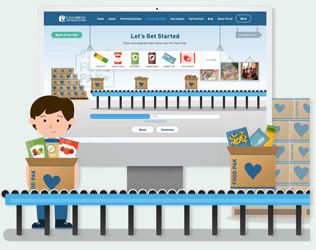 Virtual Food Pak - The need around the world is overwhelming, but you can make a difference for a child living in extreme poverty. It starts with a box.