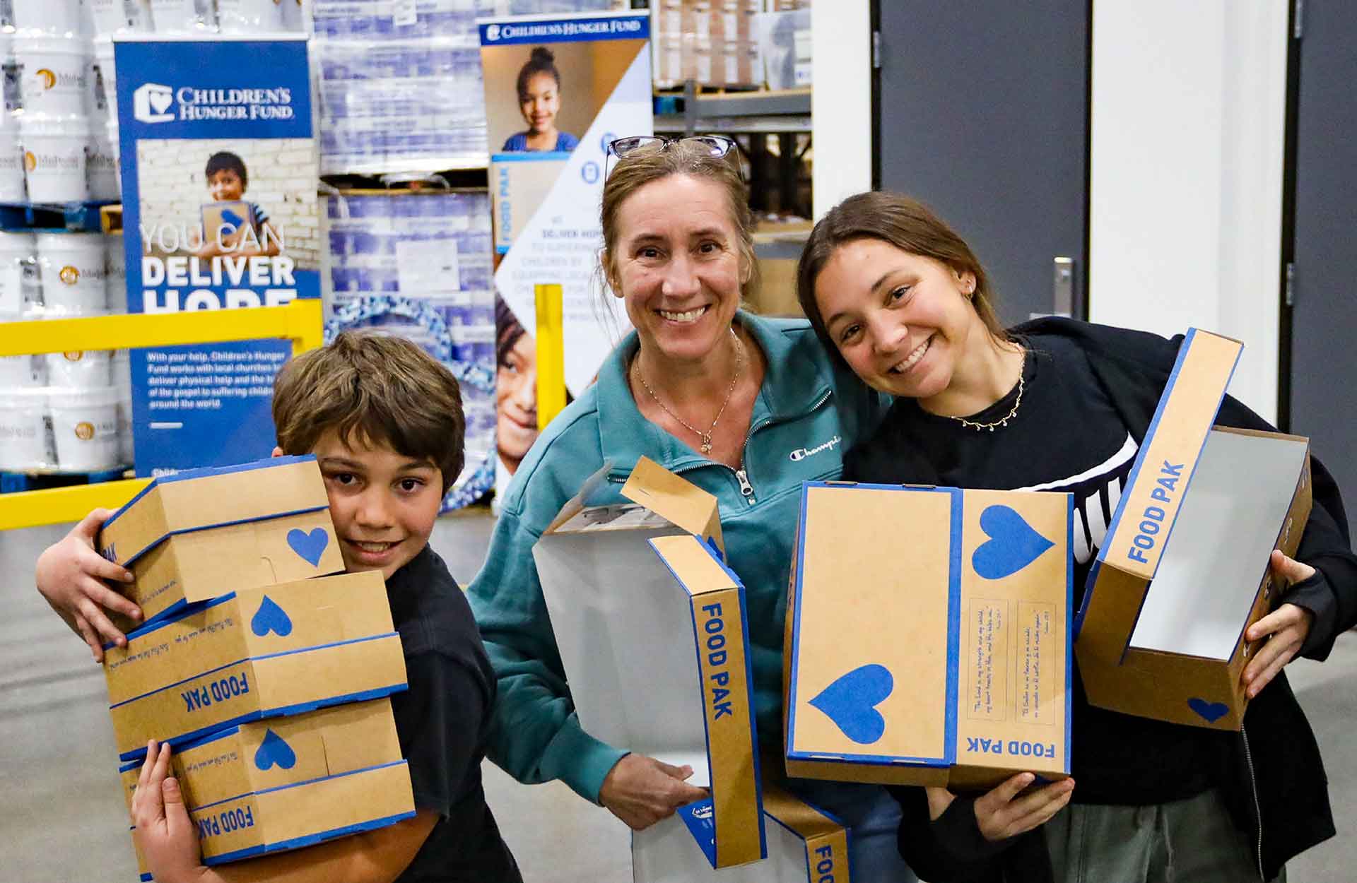 Volunteer alongside your family, friends, church group, school, team, troop, co-workers, etc.