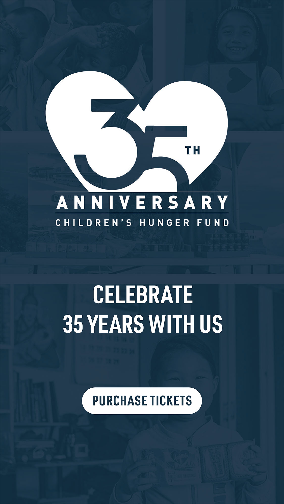 Children's Hunger Fund 35th Anniversary Celebration Ad