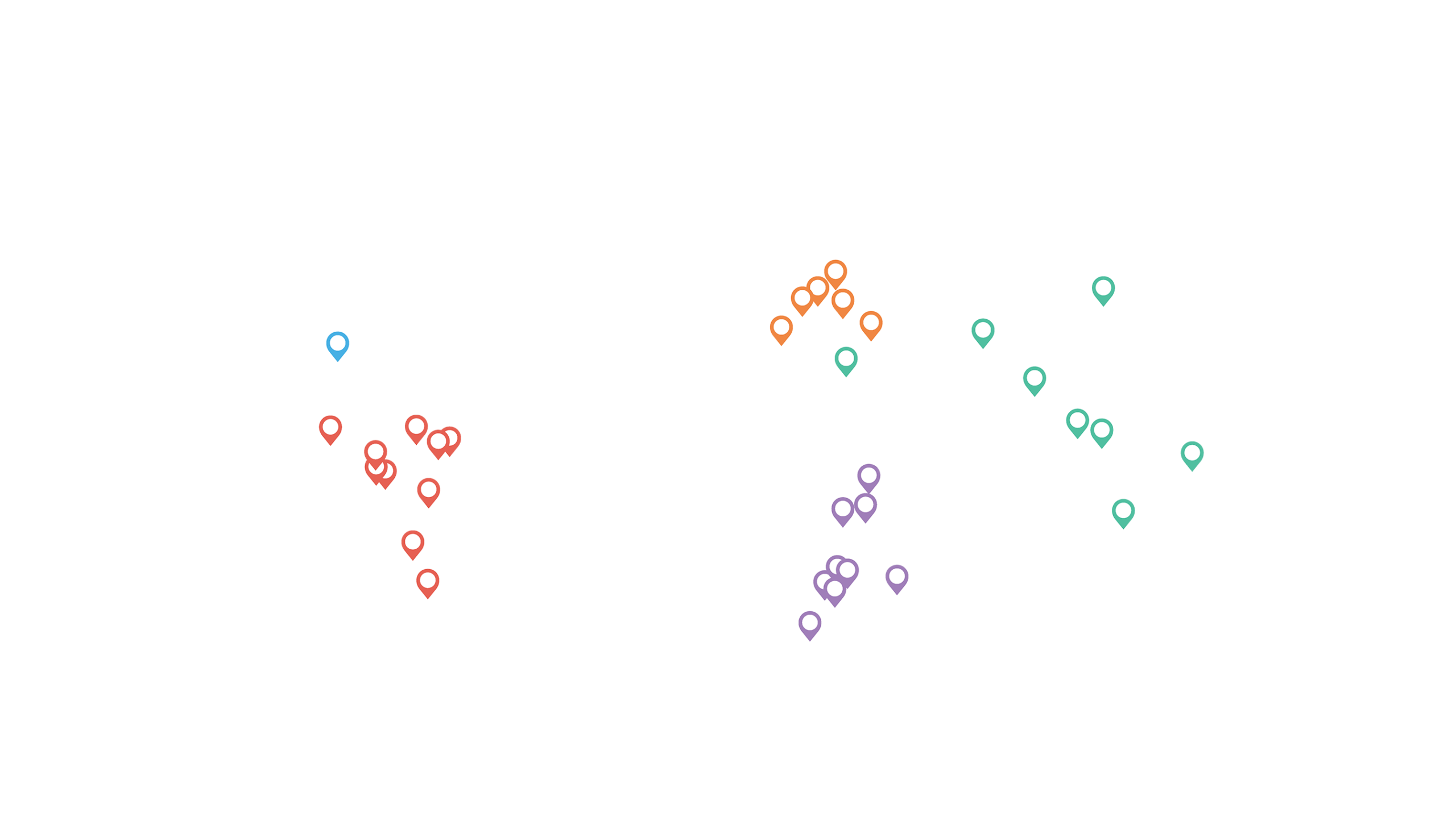 Map - CHF has Mercy Networks in 33 countries