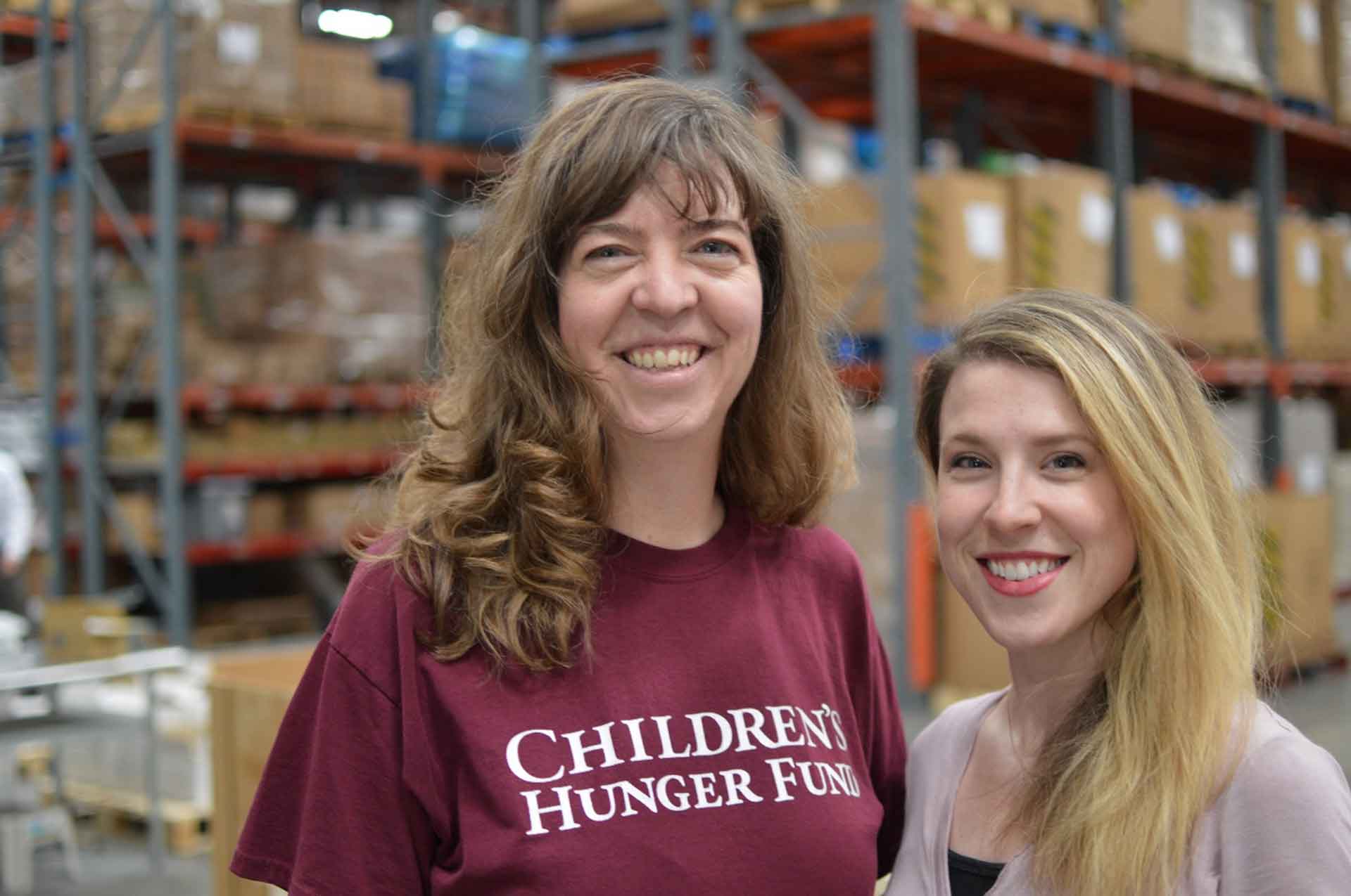 Kristin with former CHF Volunteer Coordinator, Liana Hofer