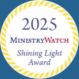 2025 MinistryWatch Shining Light Award logo
