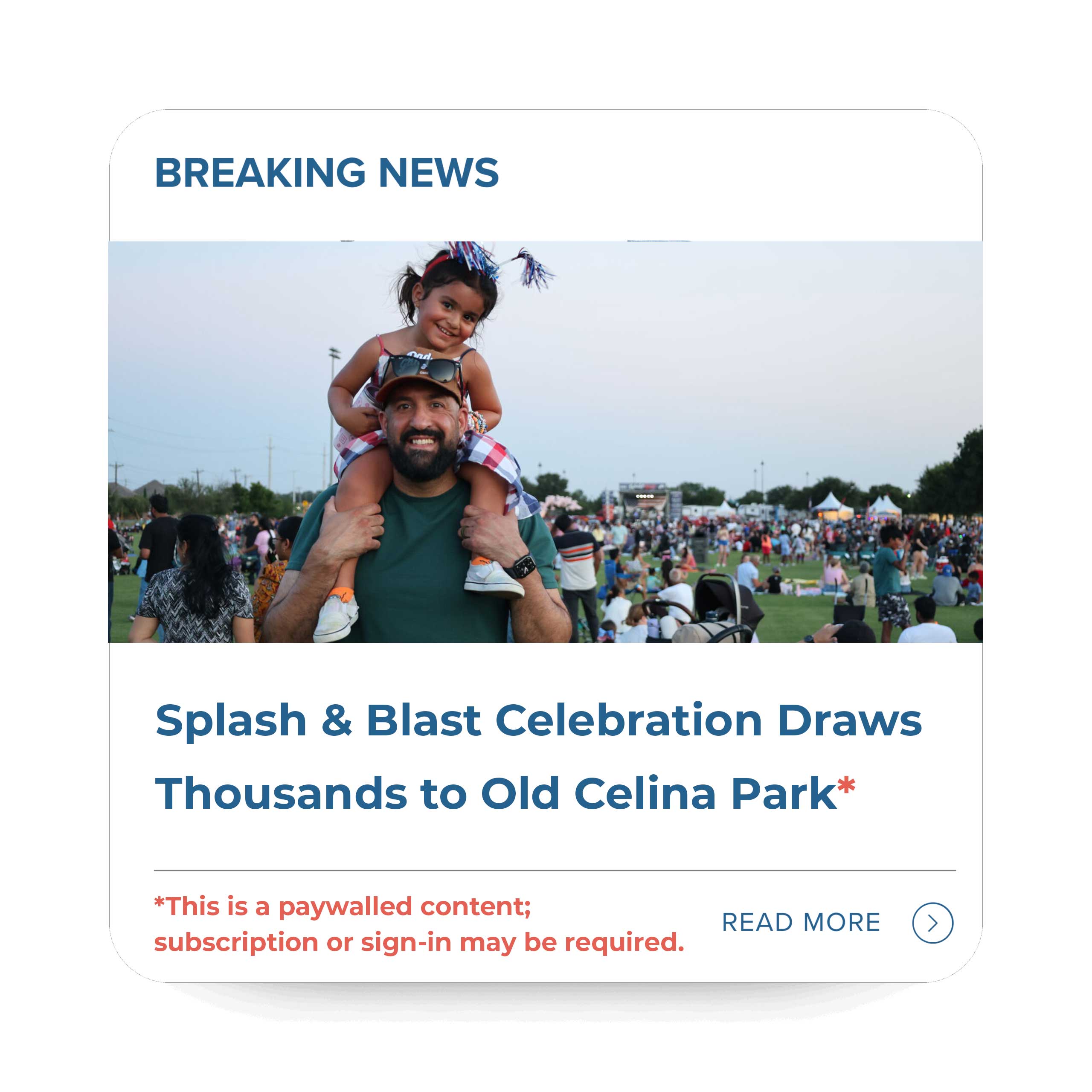 Children's Hunger Fund - In the News - Splash & Blast Draw Thousands to Old Celina Park