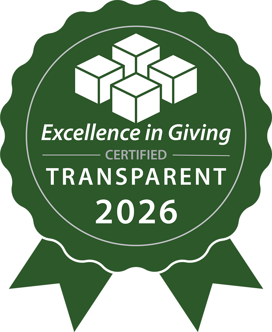 Excellence in Giving Transparent 2026 Seal