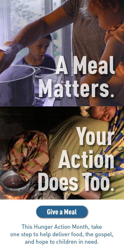 Hunger Action Month - A Meal Matters. Your Action Does Too.
